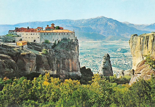 Meteora - Old Postcard 