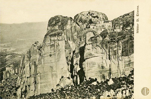 Meteora - Old Postcard 