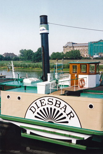 DIESBAR - Dresden Weisse Flotte - Simplon Postcards - simplonpc.co.uk - Photo: ©1978 Ian Boyle