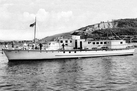 Ex-Royal Navy Fairmile 'B' Launch GOLDEN GALLEON 10X15 Photograph 6X4