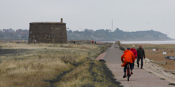 Martello Tower T at Felixstowe - Photo:  Ian Boyle, 14th November 2012 - www.simplonpc.co.uk