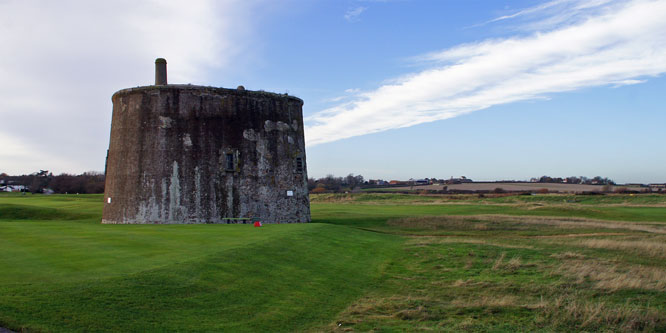 Martello Tower T at Felixstowe - Photo:  Ian Boyle, 23rd November 2012 - www.simplonpc.co.uk