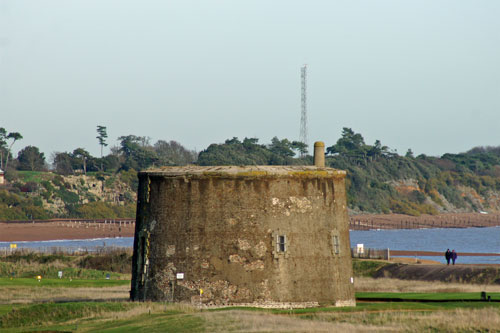 Martello Tower T at Felixstowe - Photo:  Ian Boyle, 23rd November 2012 - www.simplonpc.co.uk