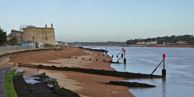 Martello Tower U at Felixstowe - Photo:  Ian Boyle, 23rd November 2012 - www.simplonpc.co.uk