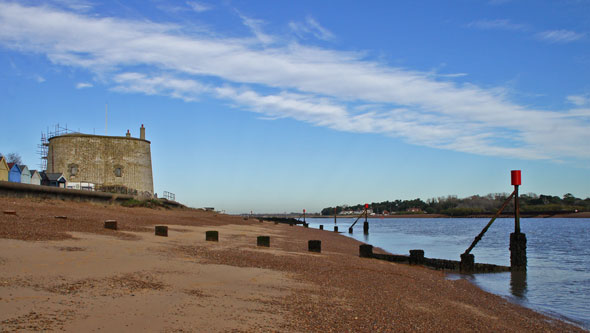 Martello Tower U at Felixstowe - Photo: © Ian Boyle, 23rd November 2012 - www.simplonpc.co.uk