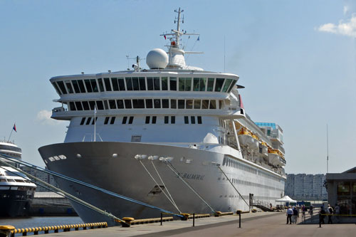 Balmoral at St Petersburg Cruise Terminal - Photo:  Ian Boyle 27th May 2013