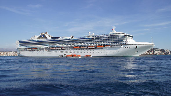 GRAND PRINCESS at Cannes - Photo:  Ian Boyle, 29th October 2011 -  www.simplonpc.co.uk