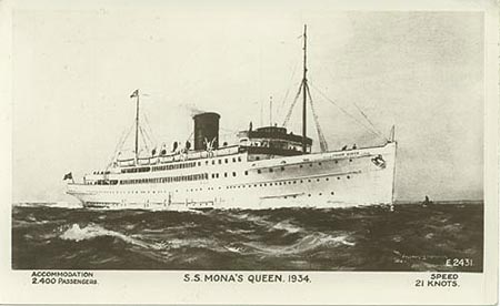 MONA'S QUEEN of 1934 - IOMSPCo - www.simplonpc.co.uk