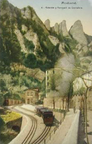 Cremallera de Montserrat - www.simplompc.co.uk - Simplon Postcards