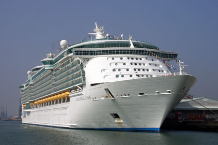 Independence of the Seas at Southampton City Cruise Terminal