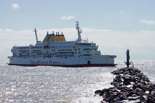 TransEuropa Ferries OLEANDER - Photo: 2013 Ian Boyle - www.simplonpc.co.uk