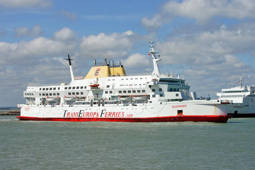 TransEuropa Ferries OLEANDER - Photo: 2013 Ian Boyle - www.simplonpc.co.uk