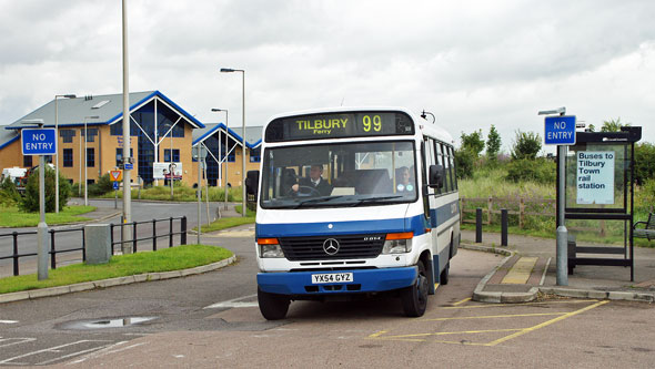 Rail Replacement bus Tilbury Riverside - Photo:  Ian Boyle, 4th January 2007 - www.simplonpc.co.uk