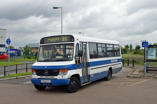 Rail Replacement bus Tilbury Riverside - Photo:  Ian Boyle, 4th January 2007 - www.simplonpc.co.uk