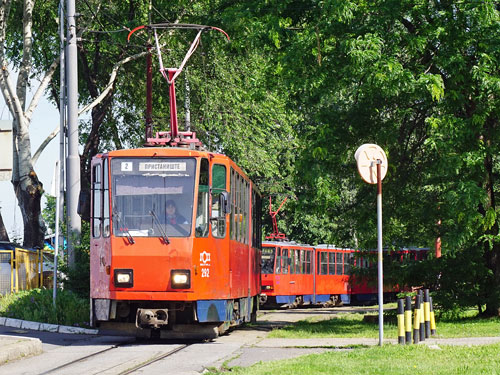 Belgrade KT4 Trams - www.simplonpc.co.uk - Photo: Ian Boyle 17th May 2016