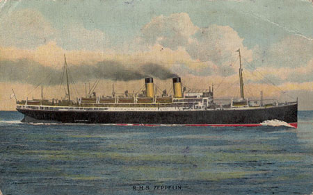 RMS Zeppelin - White Star Line - www.simplonpc.co.uk