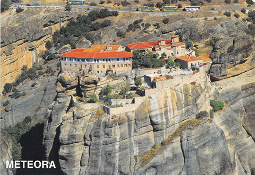 Meteora - Old Postcard 