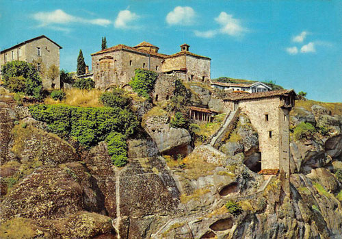 Meteora - Old Postcard 