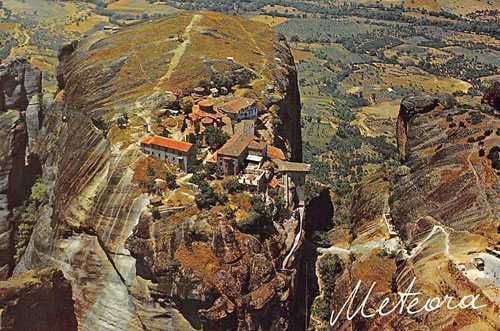 Meteora - Old Postcard 