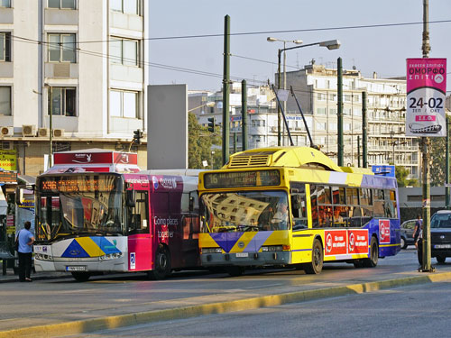 Athens - Trolleybuses - Photo: ©Ian Boyle 13th September 2016 