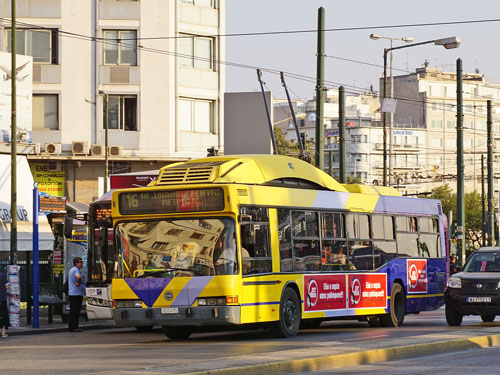 Athens - Trolleybuses - Photo: ©Ian Boyle 13th September 2016 