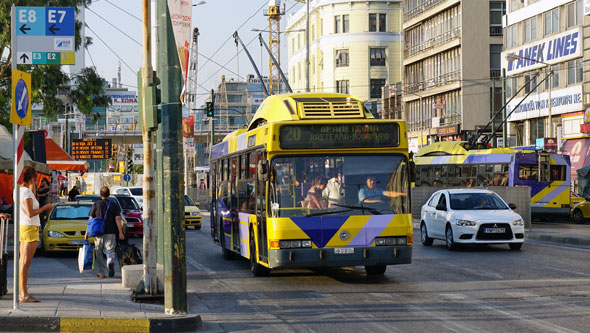 Athens - Trolleybuses - Photo: ©Ian Boyle 13th September 2016 