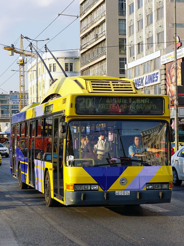 Athens - Trolleybuses - Photo: ©Ian Boyle 13th September 2016 