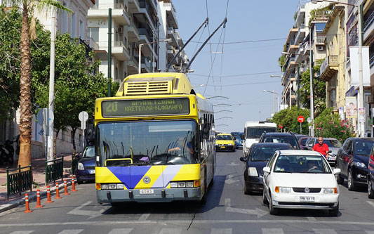 Athens - Trolleybuses - Photo: ©Ian Boyle 13th September 2016 