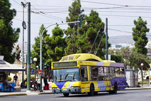 Athens - Trolleybuses - Photo: ©Ian Boyle 13th September 2016 