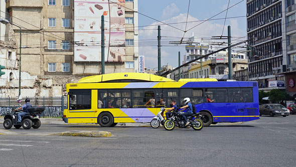 Athens - Trolleybuses - Photo: ©Ian Boyle 13th September 2016 