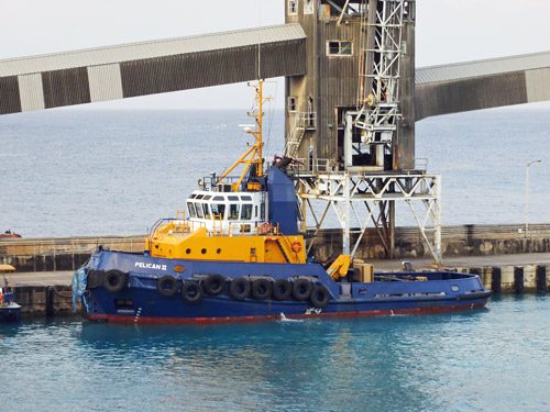 Azura Cruise - Tugs at Barbados - Photo: © Ian Boyle, 22nd March 2014 - www.simplonpc.co.uk