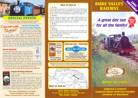 BURE VALLEY RAILWAY - www.simplonpc.co.uk