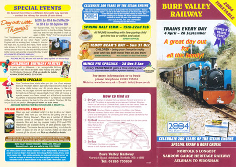 BURE VALLEY RAILWAY - www.simplonpc.co.uk