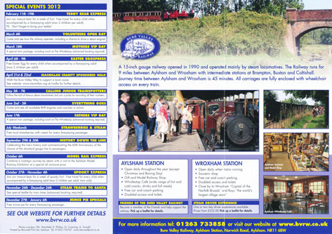 BURE VALLEY RAILWAY - www.simplonpc.co.uk