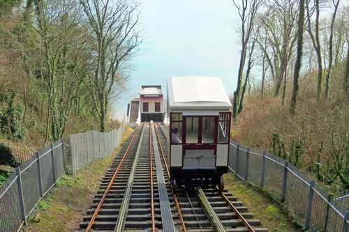 Babbacombe Cliff Railway - Photo: ©Ian Boyle 1st March 2015