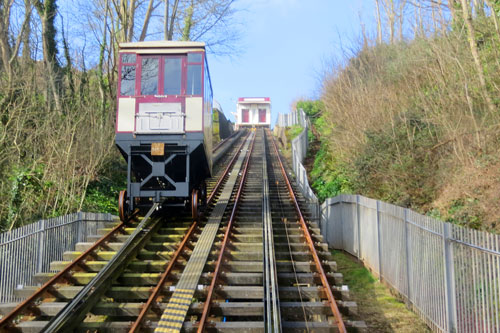 Babbacombe Cliff Railway - Photo: ©Ian Boyle 1st March 2015