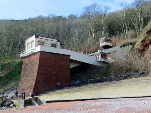 Babbacombe Cliff Railway - Photo: ©Ian Boyle 1st March 2015