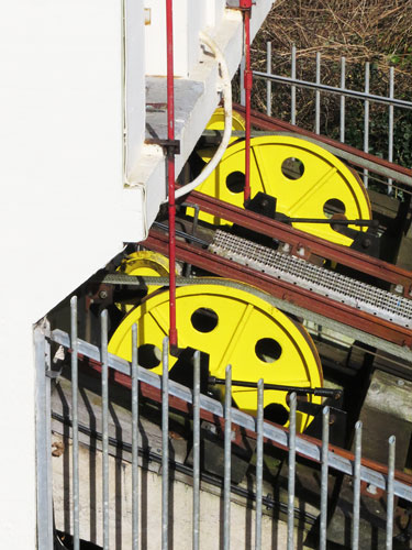 Babbacombe Cliff Railway - Upper Station - Photo: ©Ian Boyle 1st March 2015