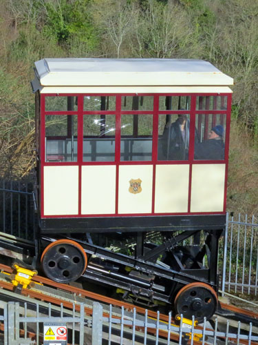 Babbacombe Cliff Railway - Upper Station - Photo: ©Ian Boyle 1st March 2015