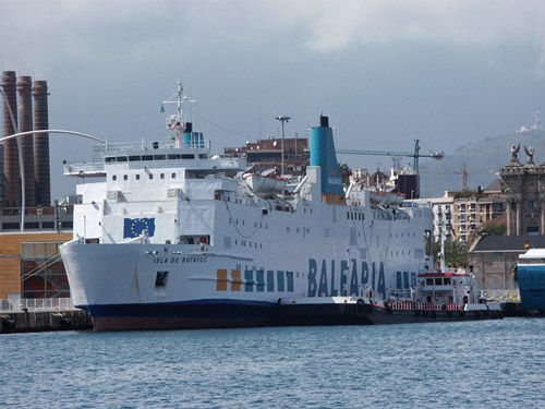 ISLA DE BOTAFOC -Balearia - Simplon Postcards - simplonpc.co.uk - Photo: ©1978 Ian Boyle