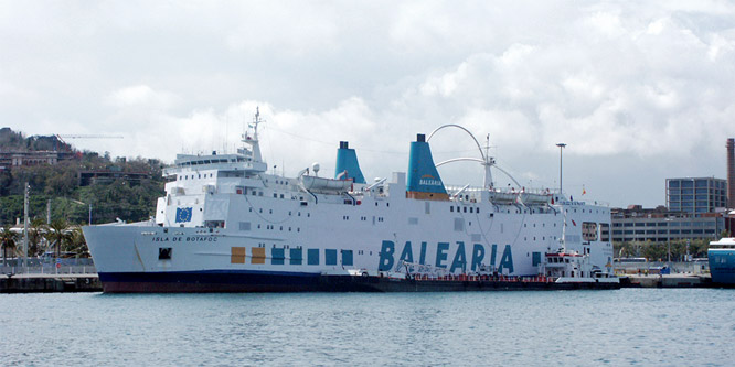 ISLA DE BOTAFOC -Balearia - Simplon Postcards - simplonpc.co.uk - Photo: ©1978 Ian Boyle