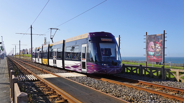 BLACKPOOL TRAMS - Photo: ©2015 Ian Boyle - www.simplompc.co.uk - Simplon Postcards