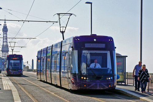 BLACKPOOL TRAMS - Photo: ©2015 Ian Boyle - www.simplompc.co.uk - Simplon Postcards