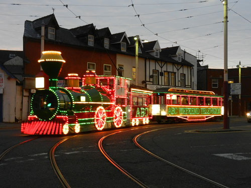 BLACKPOOL TRAMS 2012 - Photo: ©2012 Mike Tedstone - www.simplompc.co.uk - Simplon Postcards