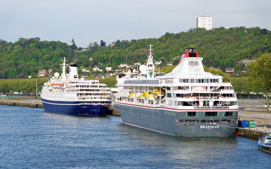 MV MARCO POLO in Rouen - Photo: ©Ian Boyle 30th April 2017   