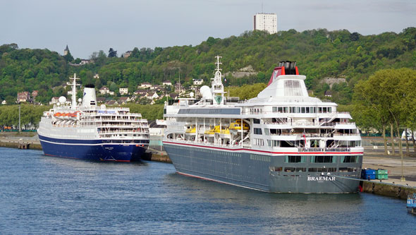 MV MARCO POLO in Rouen - Photo: ©Ian Boyle 30th April 2017   