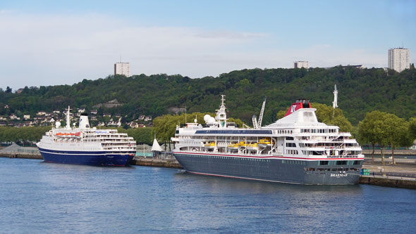 MV MARCO POLO in Rouen - Photo: ©Ian Boyle 30th April 2017   