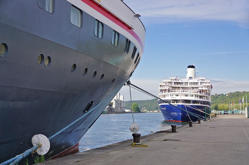 MV MARCO POLO in Rouen - Photo: ©Ian Boyle 30th April 2017   