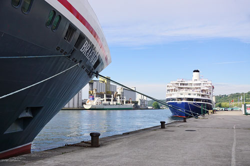 MV MARCO POLO in Rouen - Photo: ©Ian Boyle 30th April 2017   