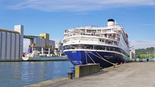 MV MARCO POLO in Rouen - Photo: ©Ian Boyle 30th April 2017   